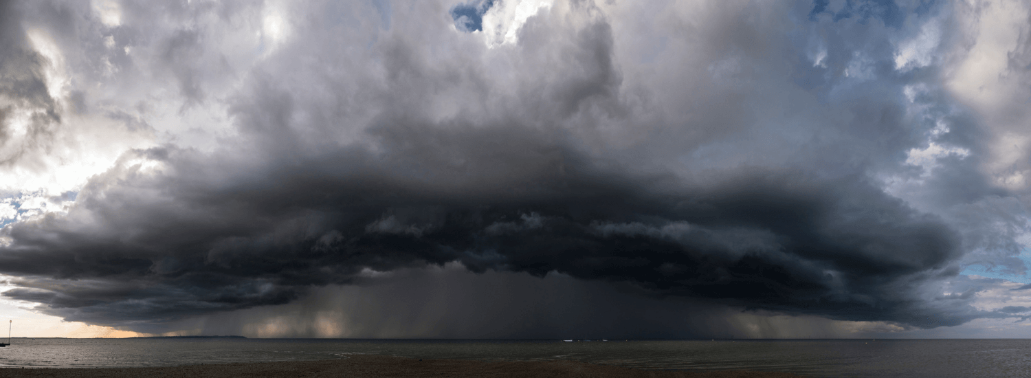 Dark storm clouds